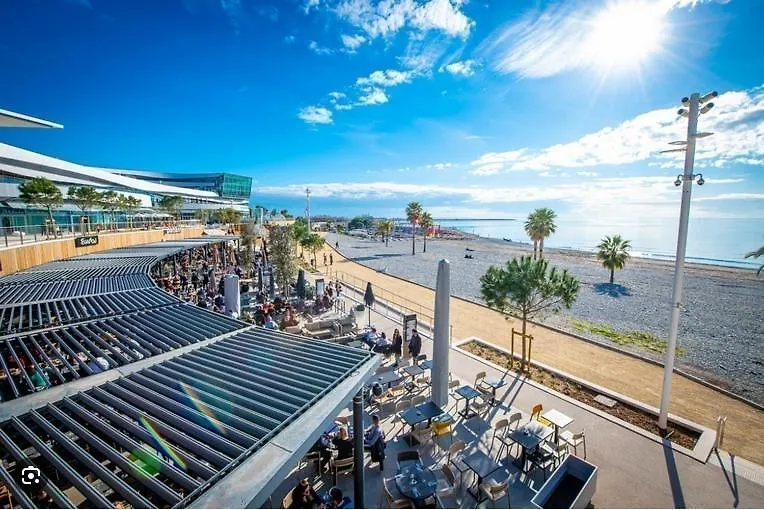 Daire Studio Meuble Front De Mer Proche Aeroport De Nice Saint-Laurent-du-Var